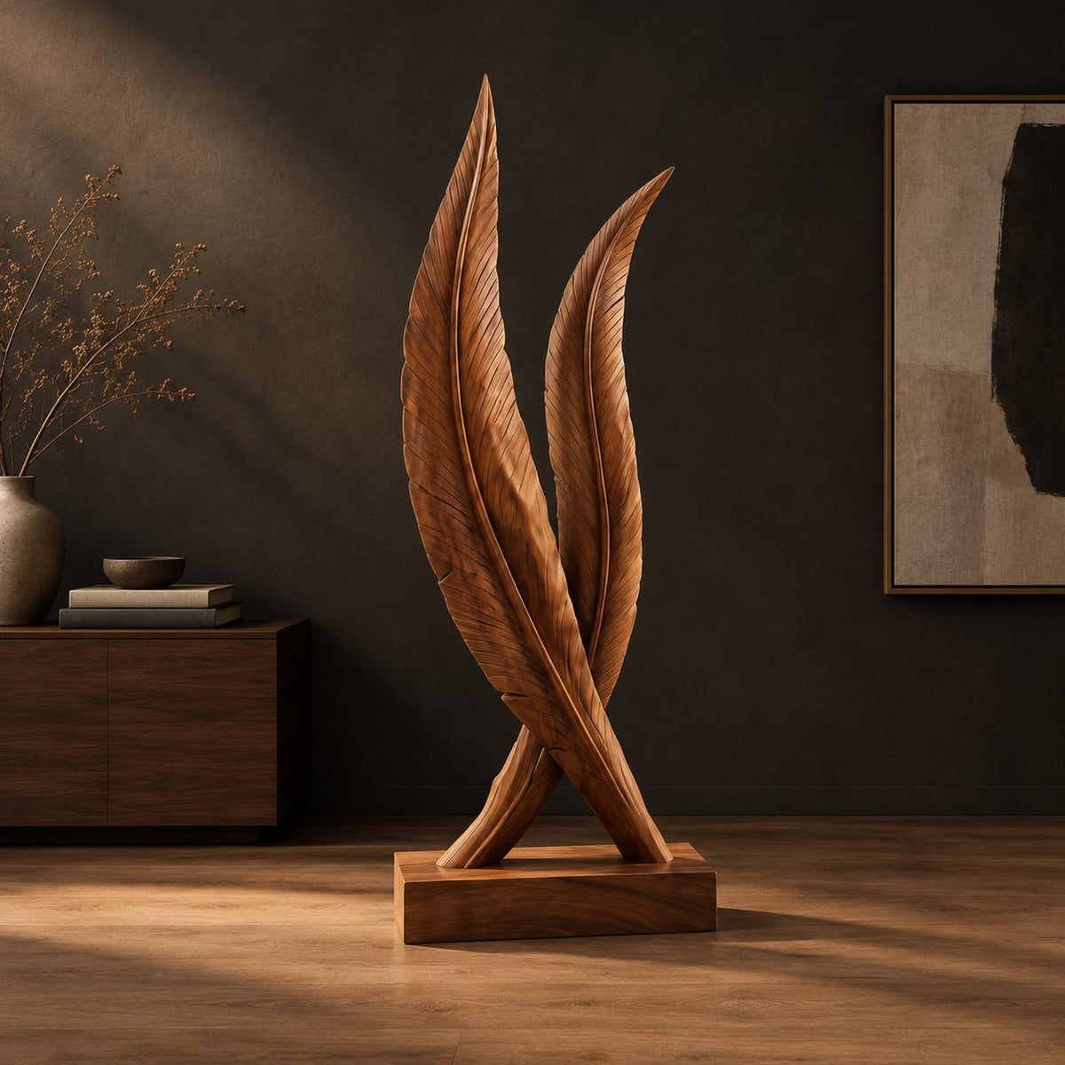 Natural wood grain detail
