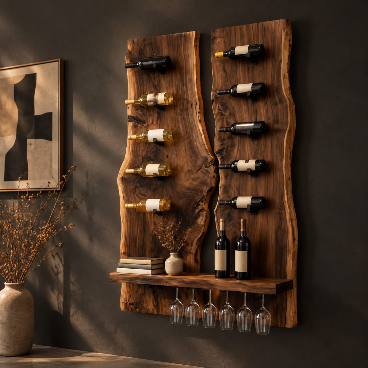 Natural wood grain detail