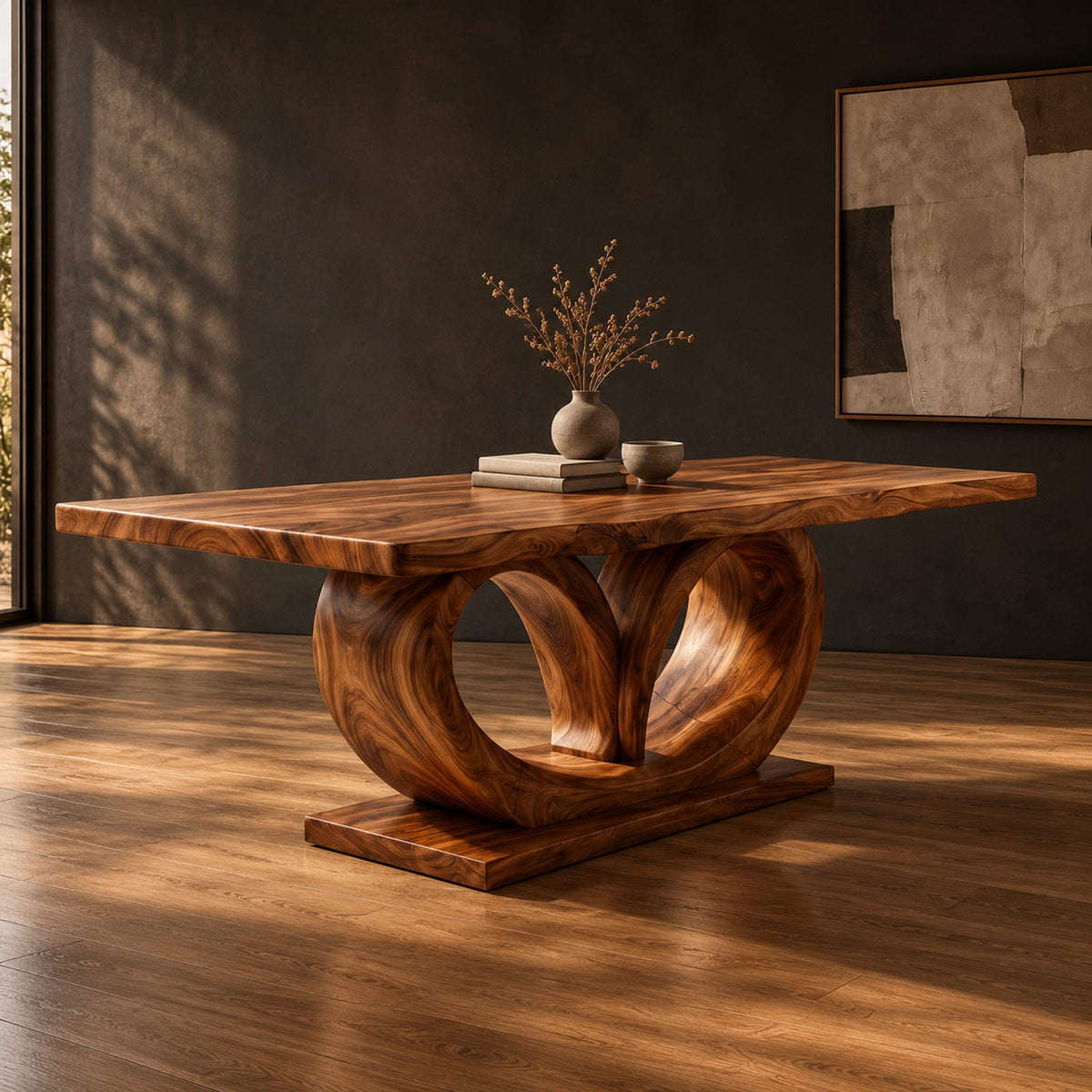 Natural wood grain detail