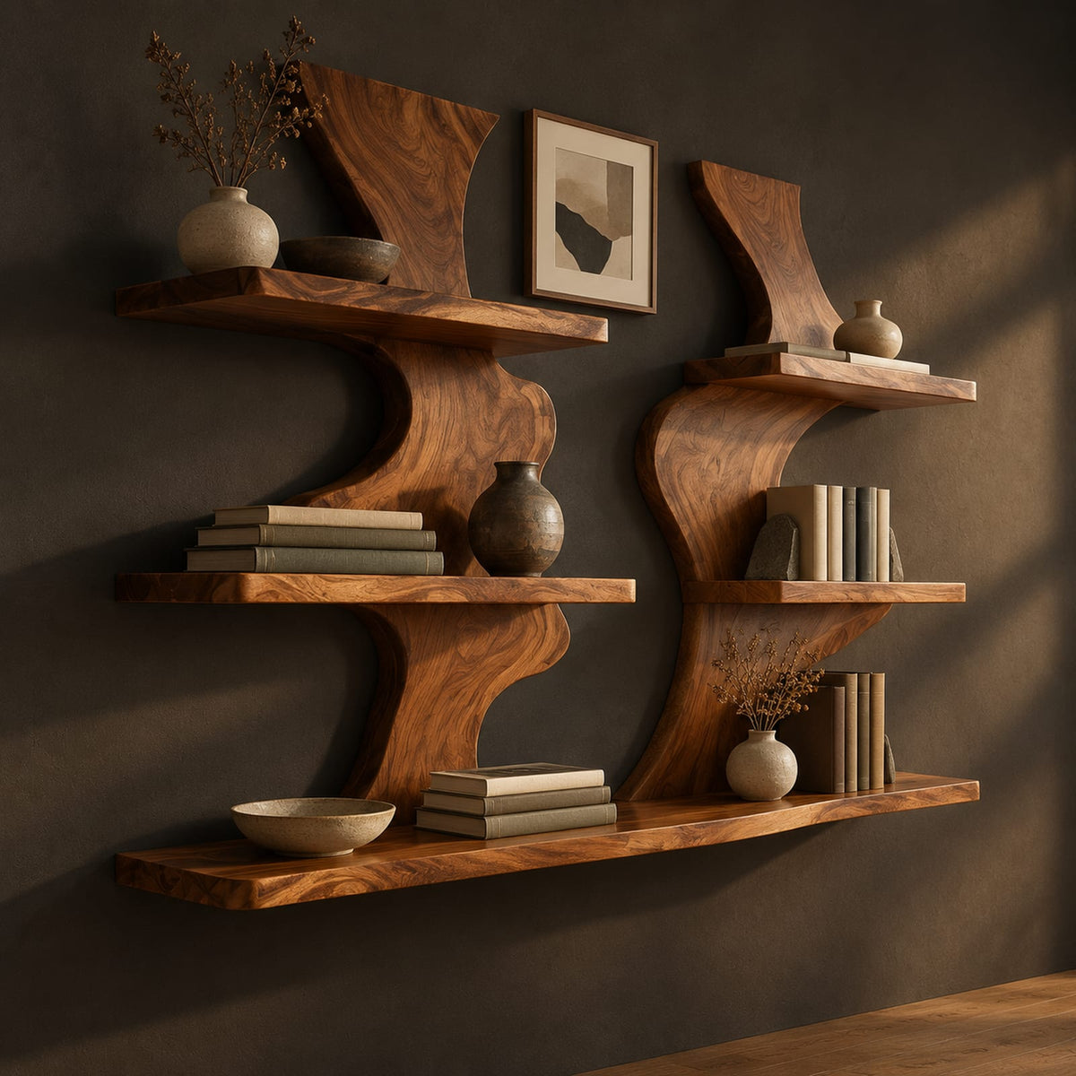 Natural wood grain detail