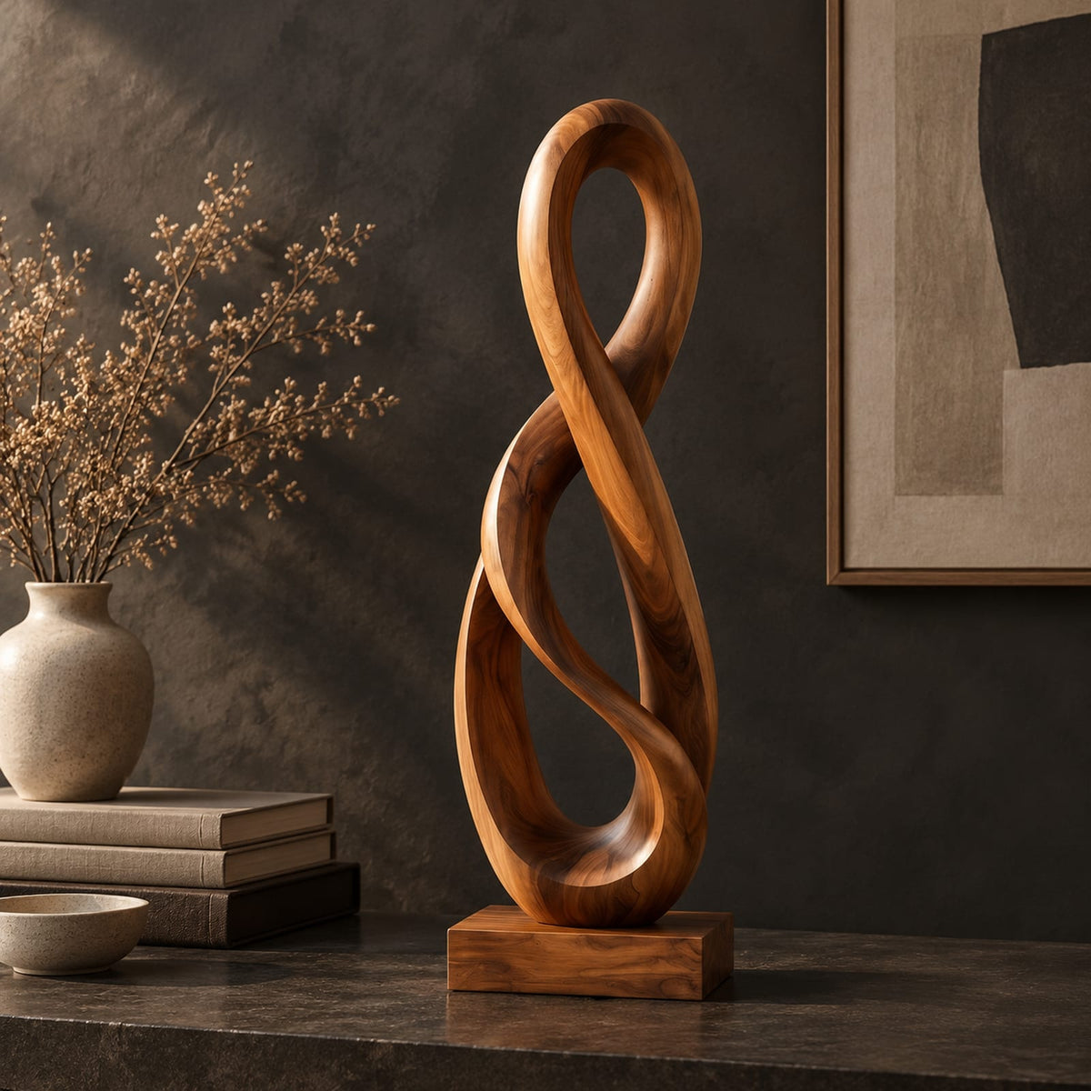 Natural wood grain detail
