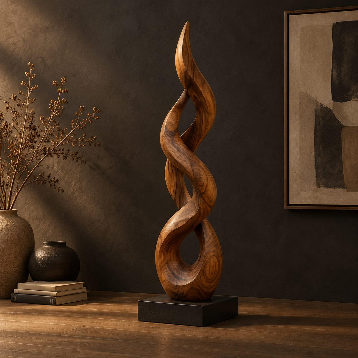 Natural wood grain detail