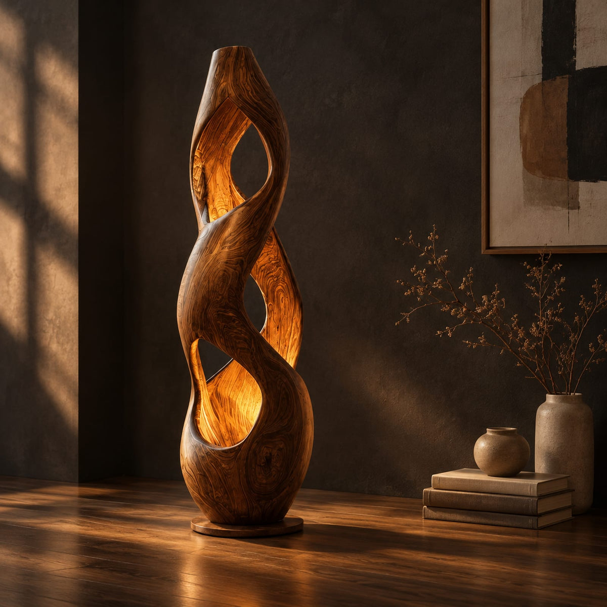 Natural wood grain detail