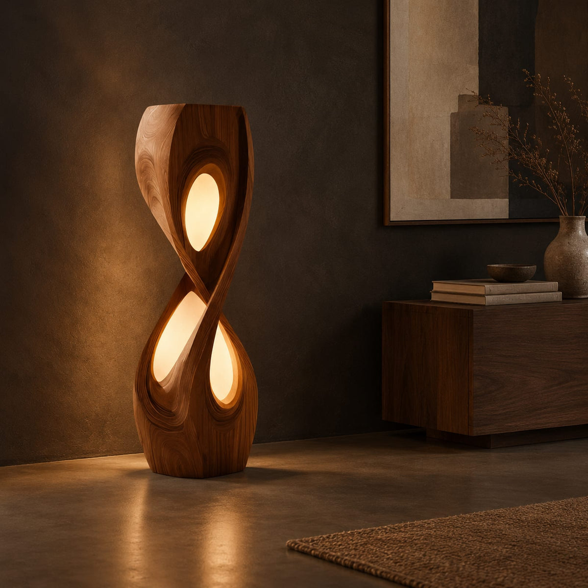 Natural wood grain detail