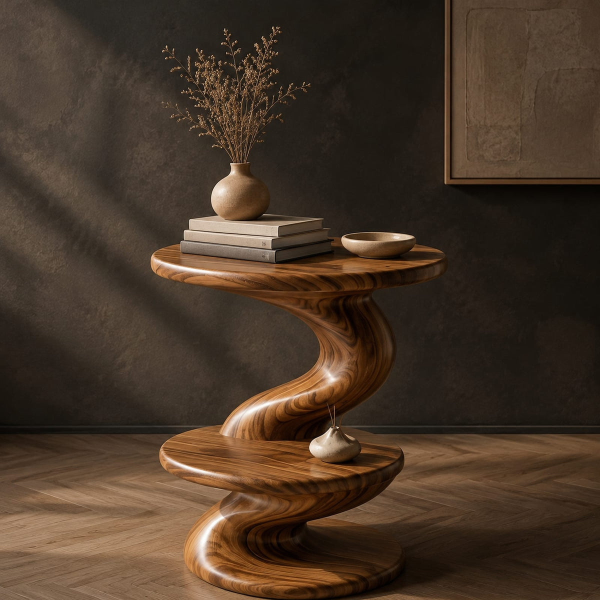 Natural wood grain detail