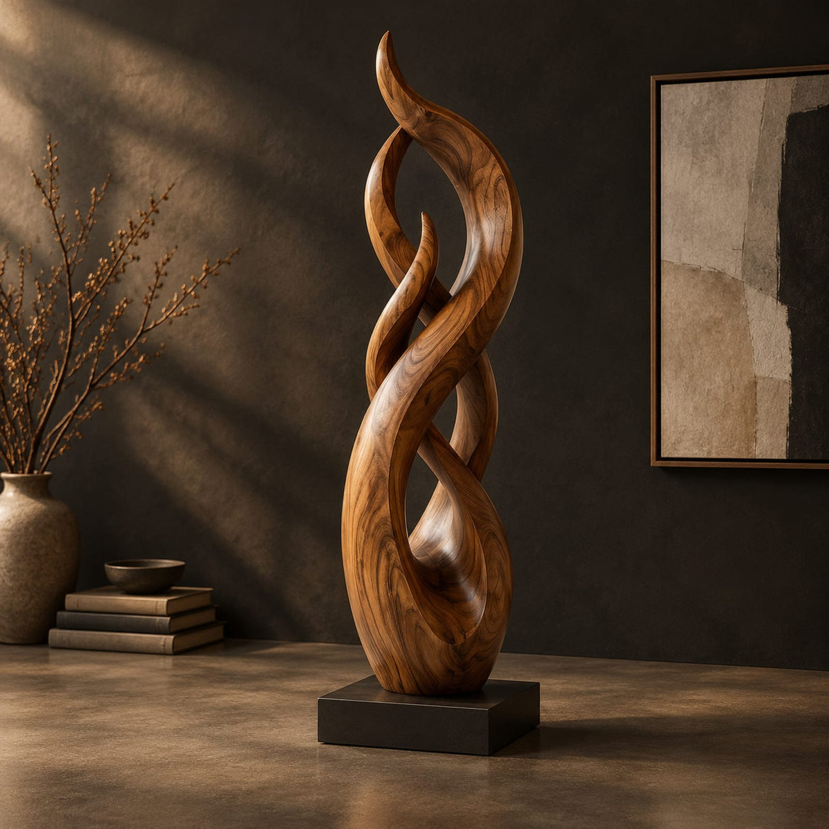 Natural wood grain detail