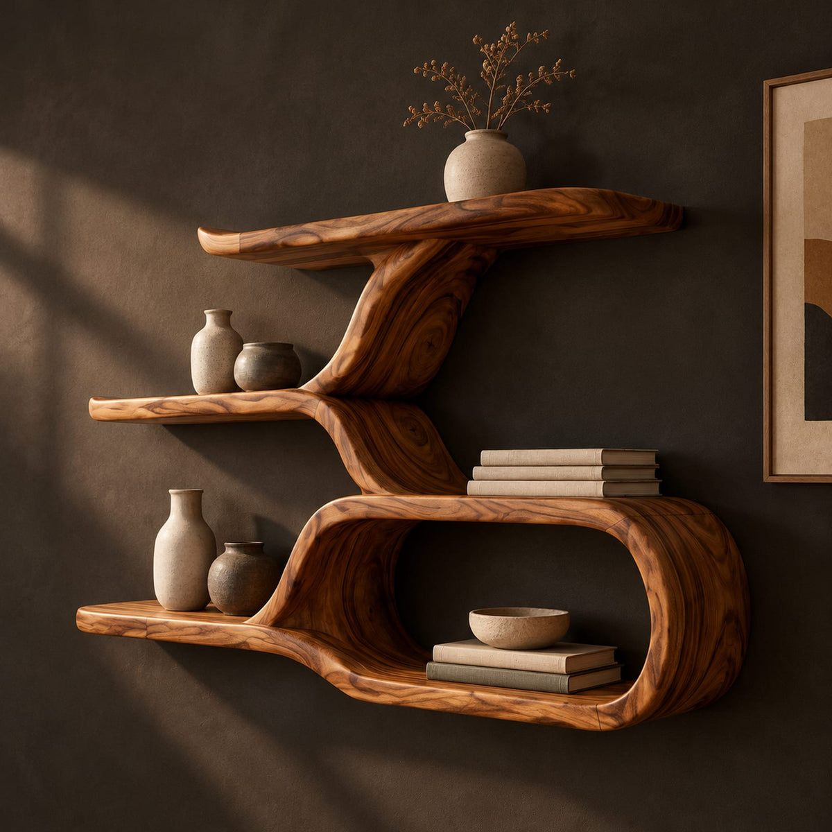 Natural wood grain detail