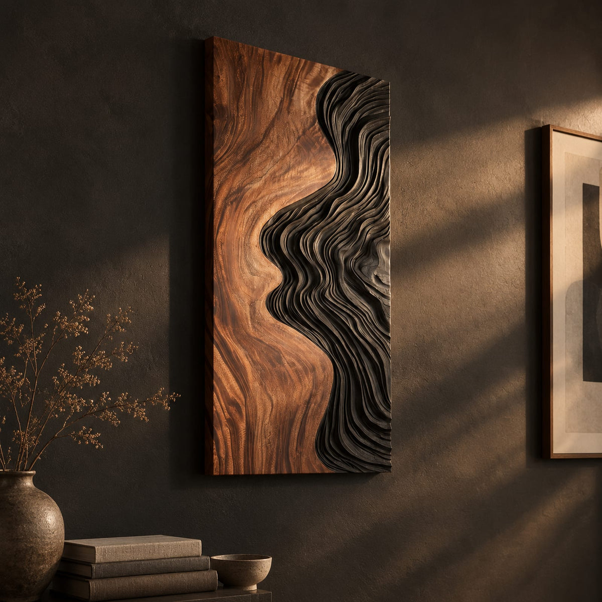 Natural wood grain detail