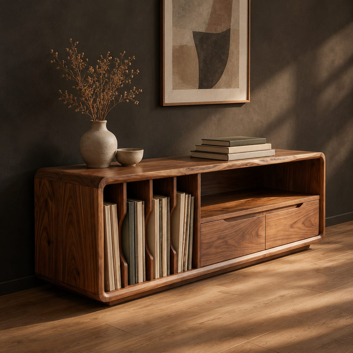 Natural wood grain detail