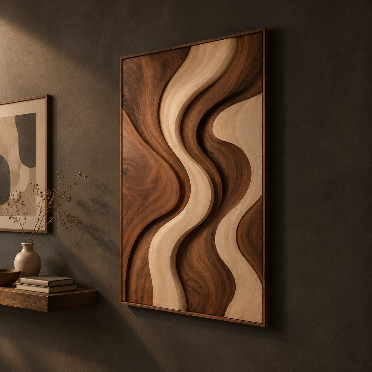 Natural wood grain detail
