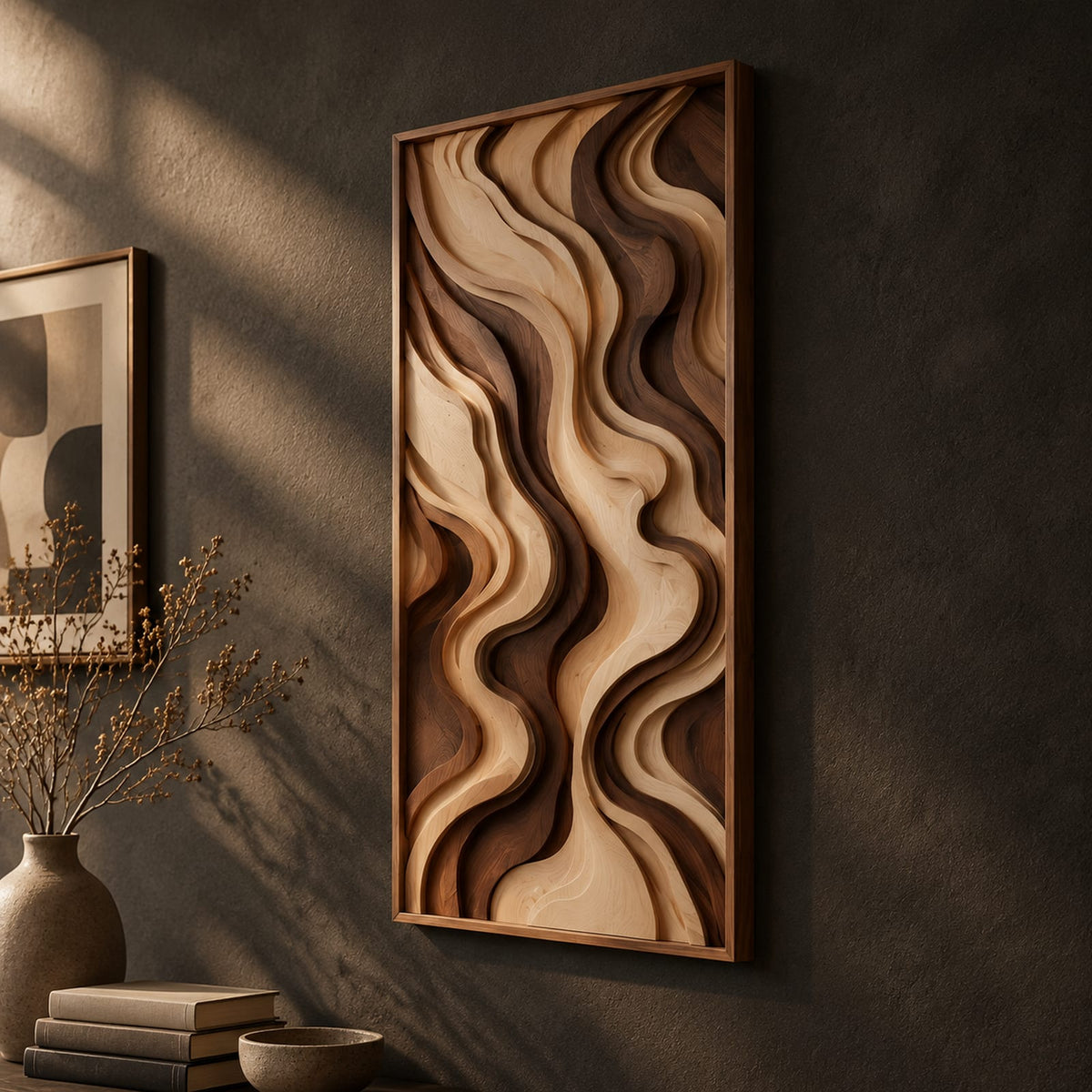 Natural wood grain detail