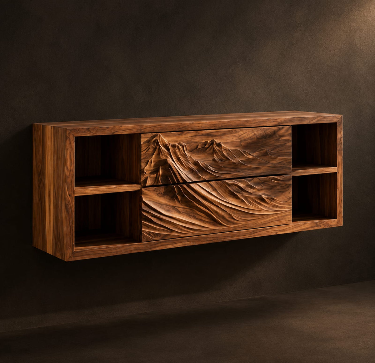 Natural wood grain detail