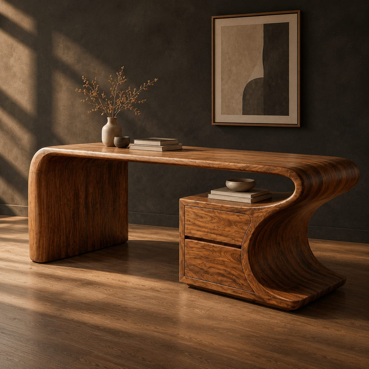 Natural wood grain detail