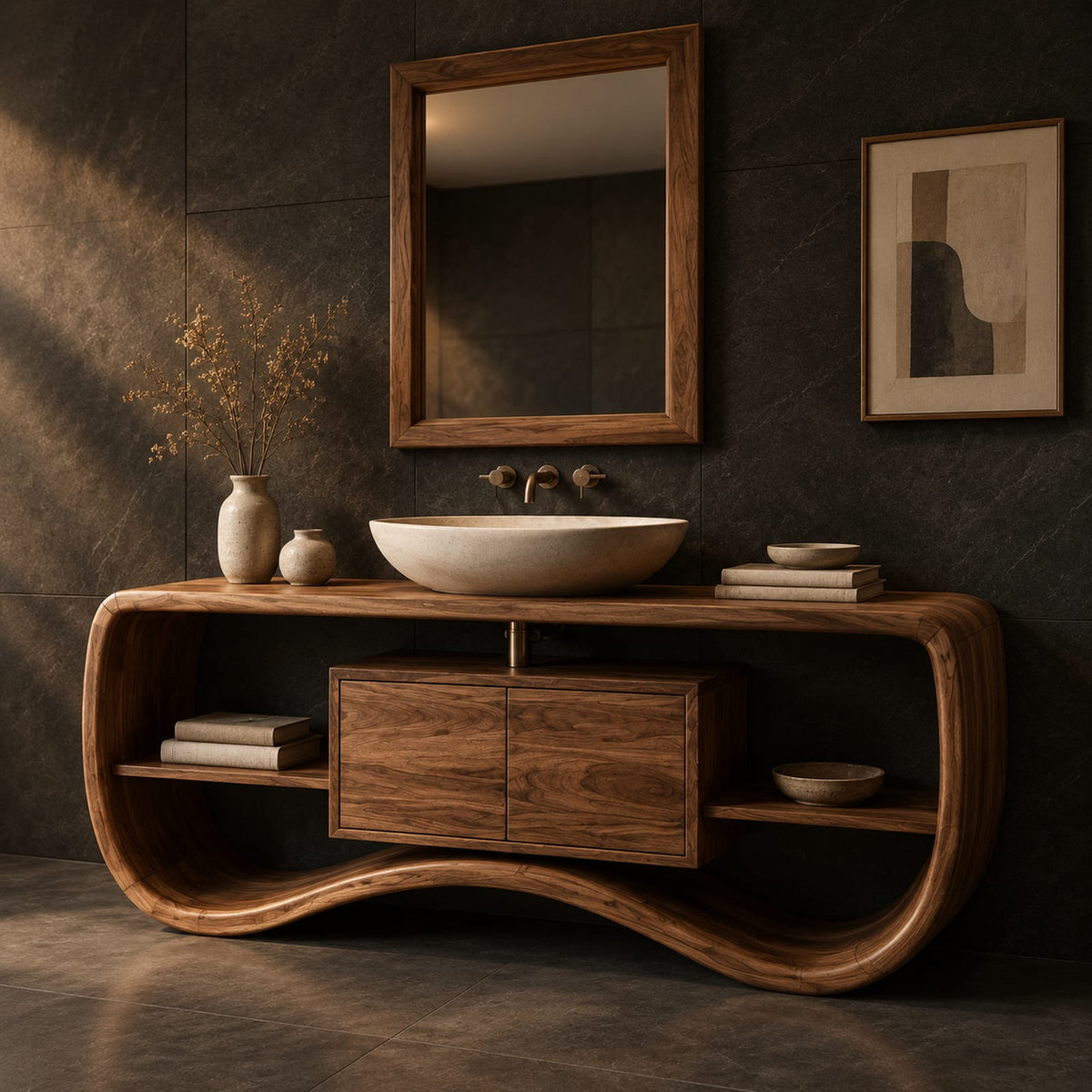Natural wood grain detail
