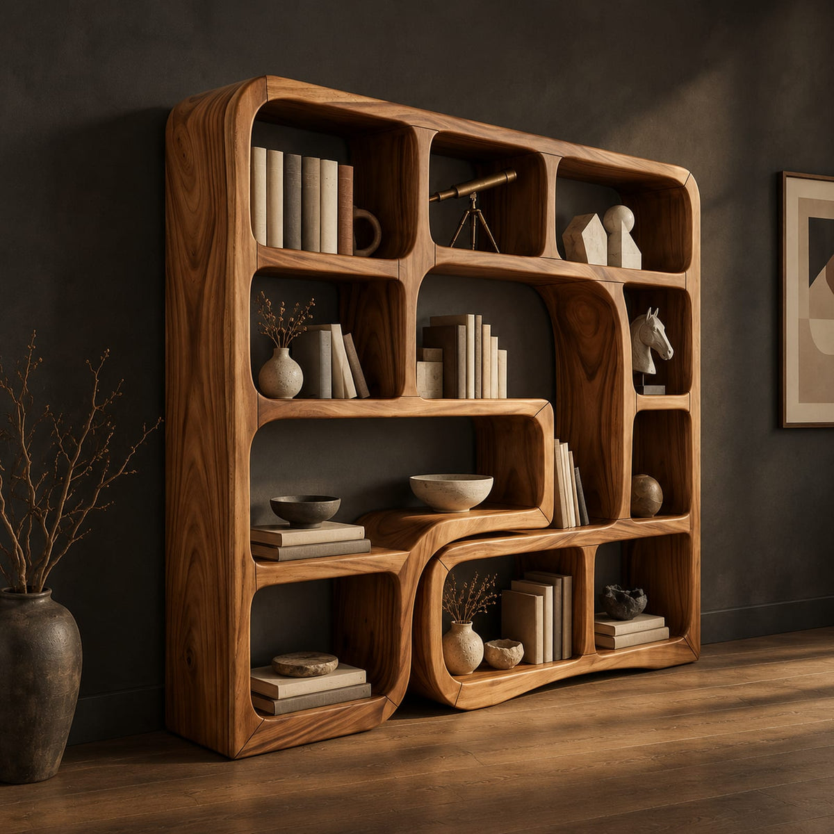 Natural wood grain detail