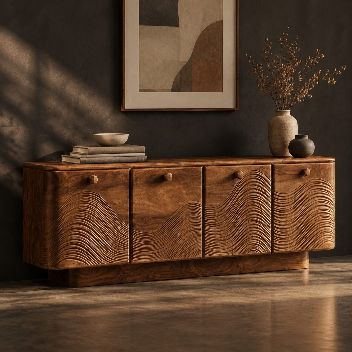 Natural wood grain detail