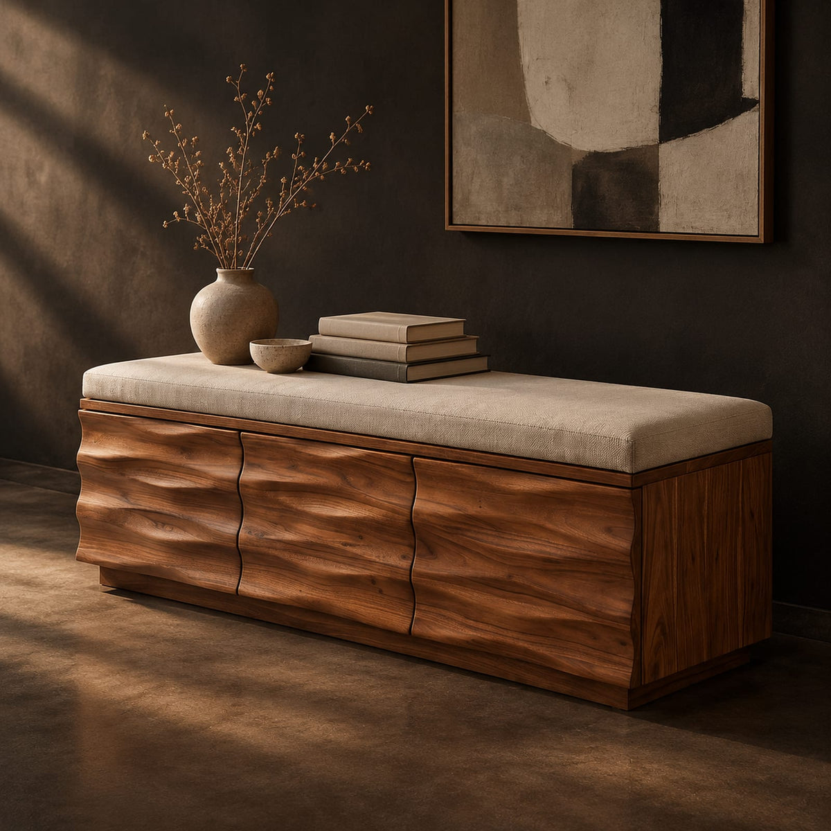Natural wood grain detail