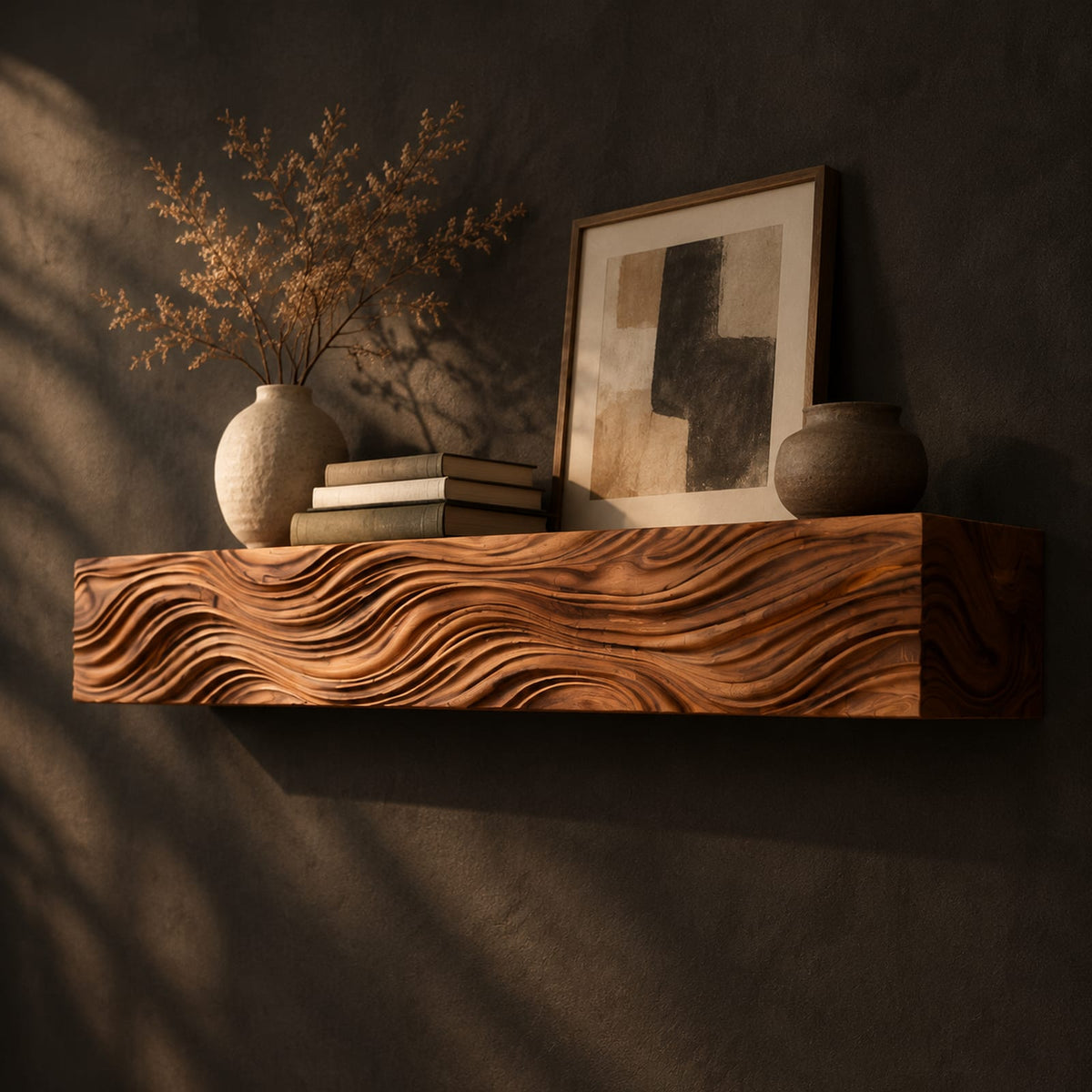Natural wood grain detail