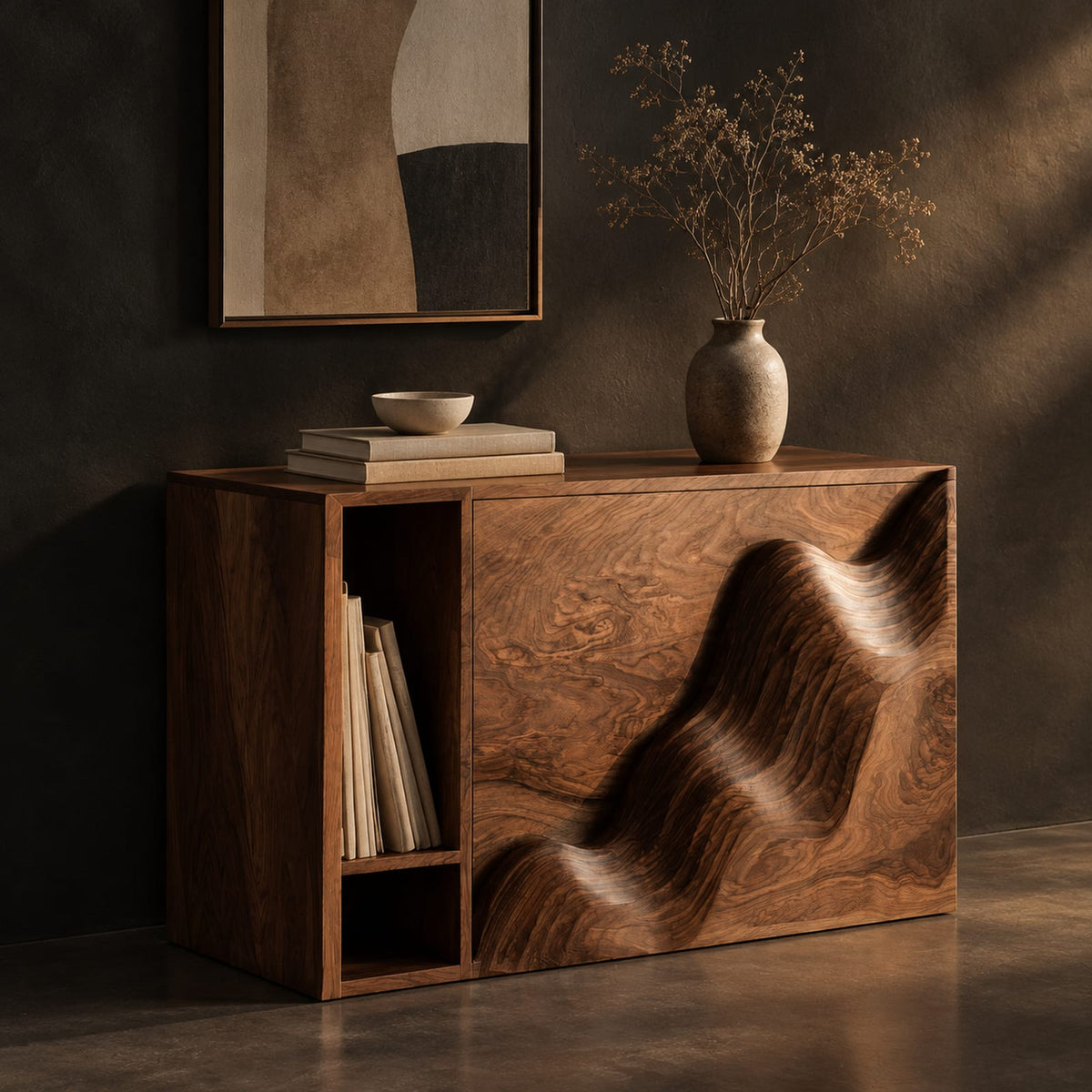 Natural wood grain detail