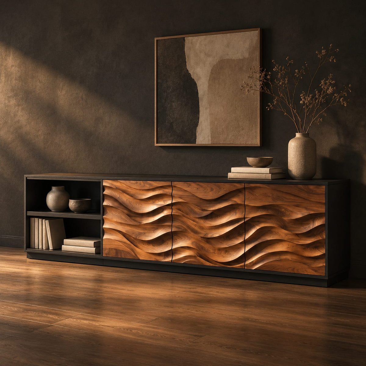 Natural wood grain detail