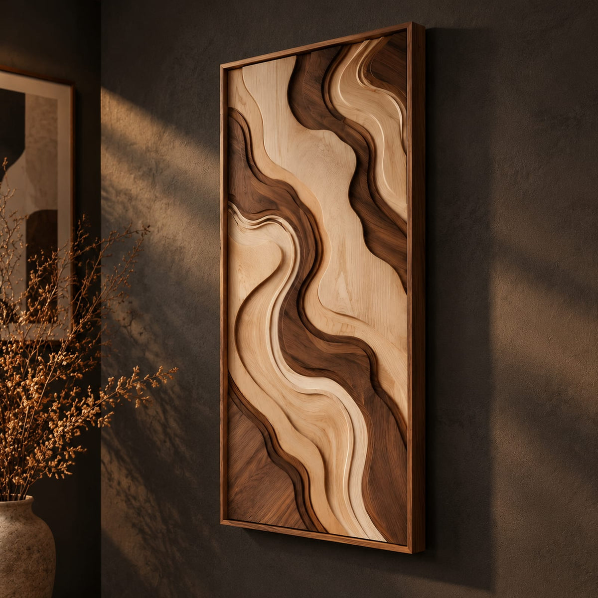 Natural wood grain detail