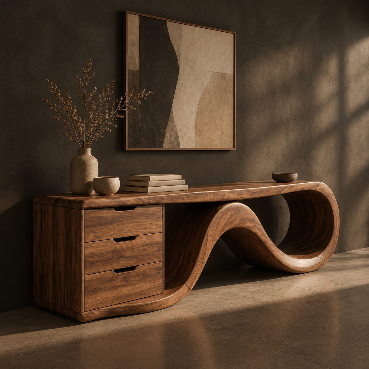 Natural wood grain detail