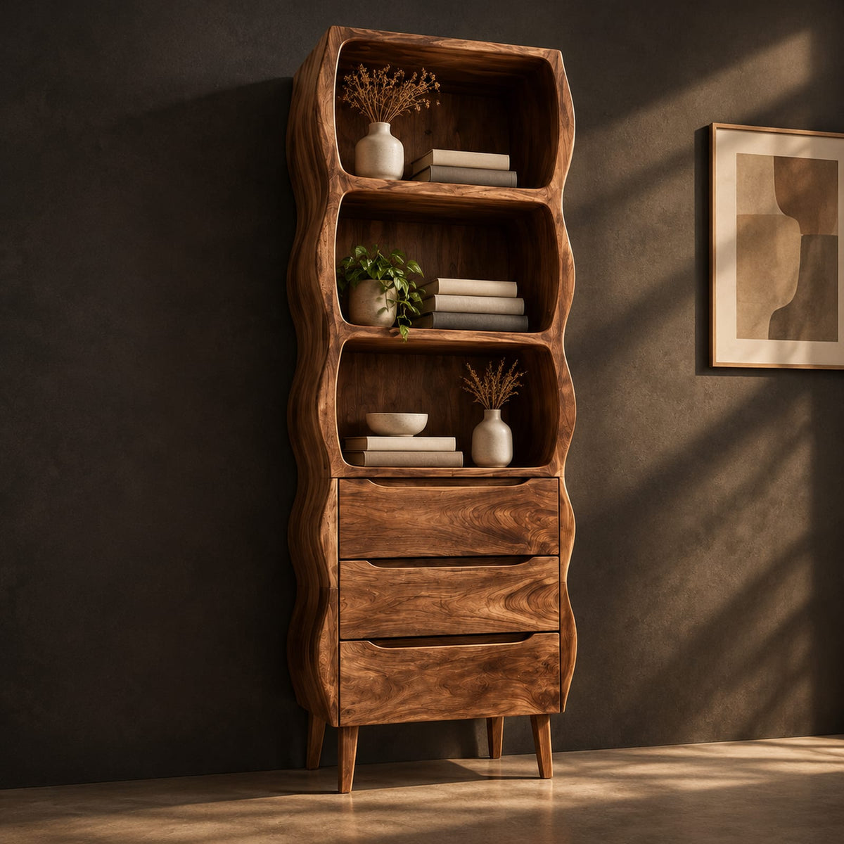 Natural wood grain detail