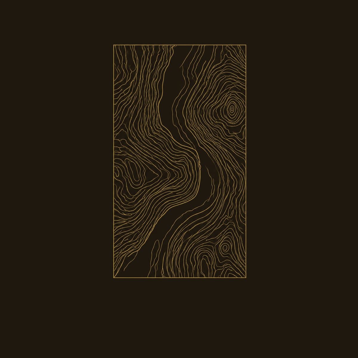 Winding Cream River Wood Wall Art With Deep Swirling Grain dimension diagram