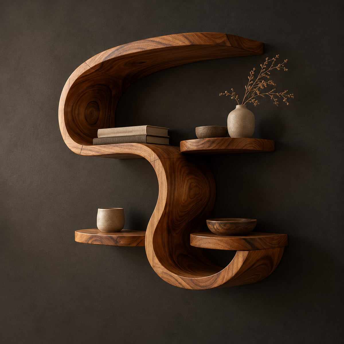 Natural wood grain detail