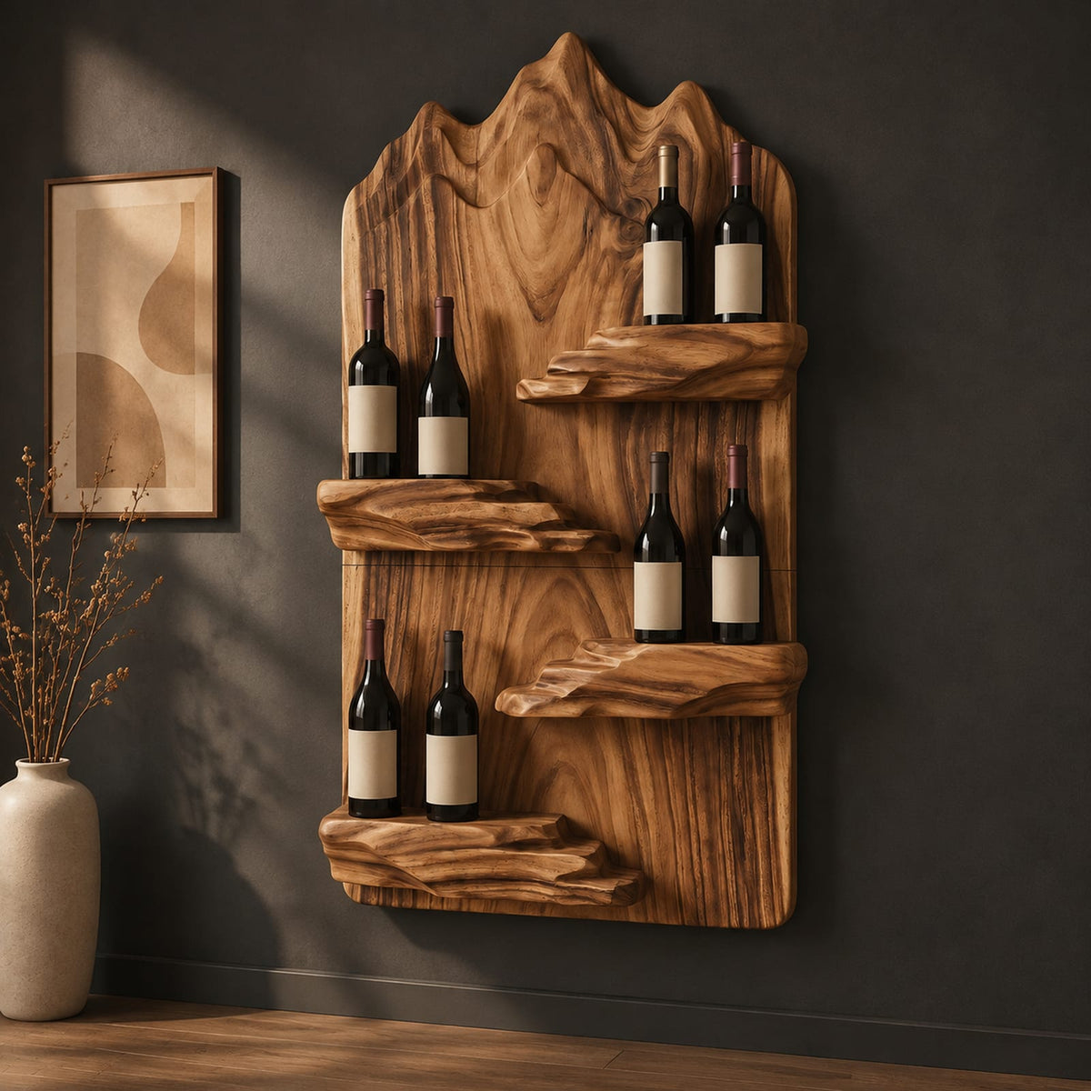 Natural wood grain detail
