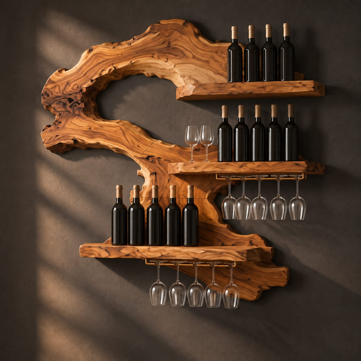 Natural wood grain detail