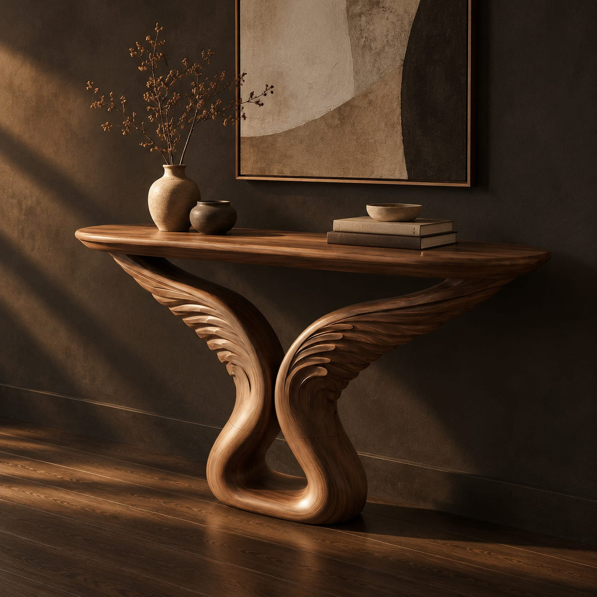 Natural wood grain detail