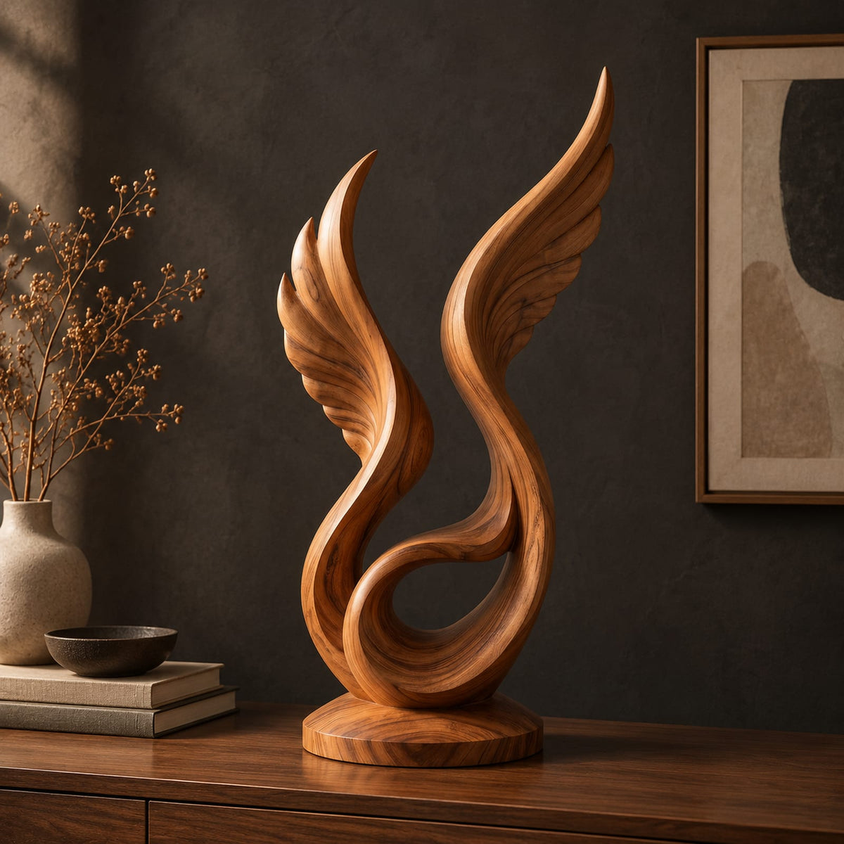 Natural wood grain detail