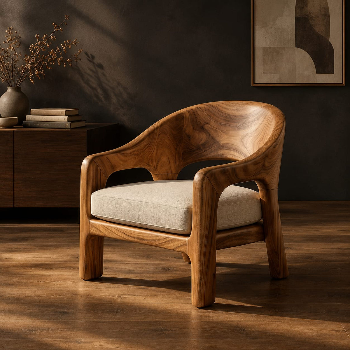 Natural wood grain detail