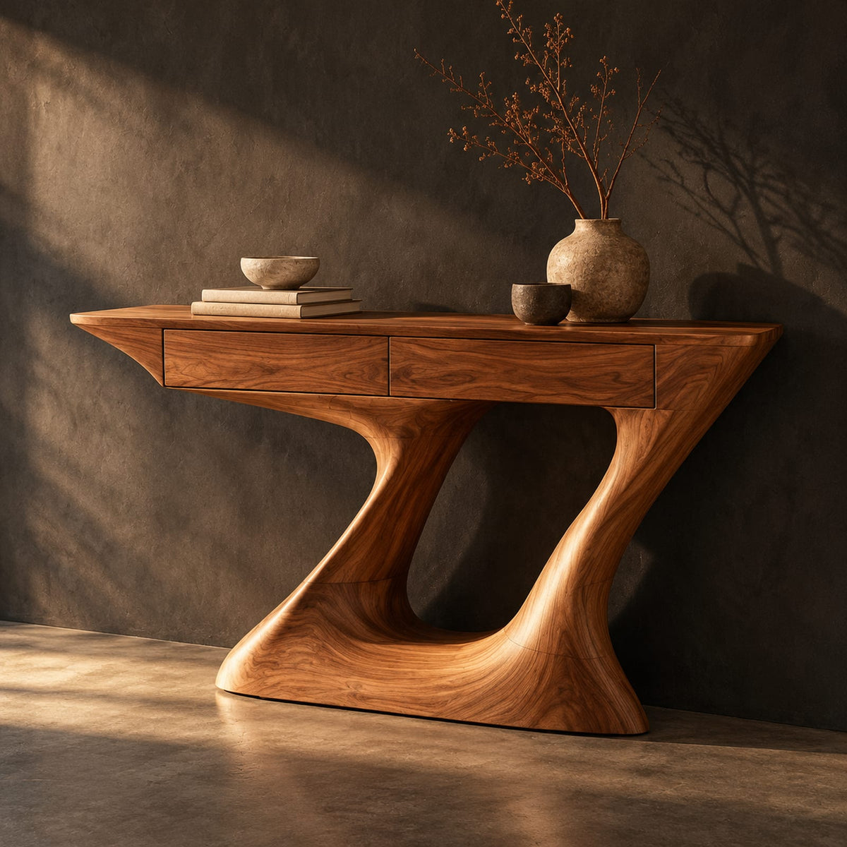 Natural wood grain detail