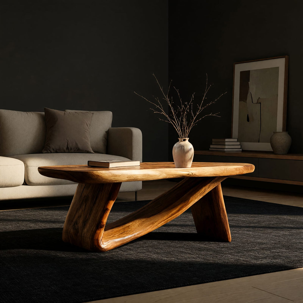 Natural wood grain detail