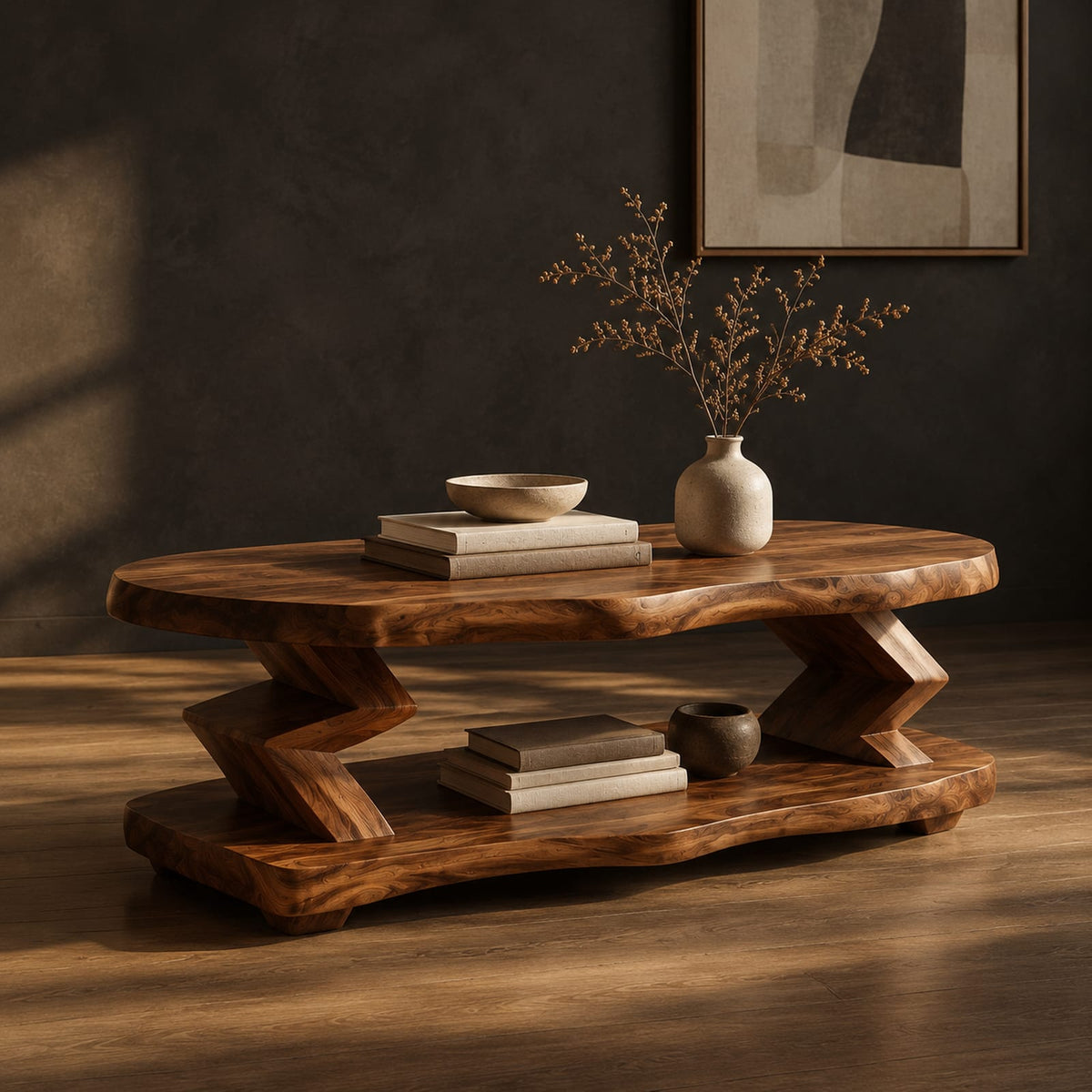 Natural wood grain detail