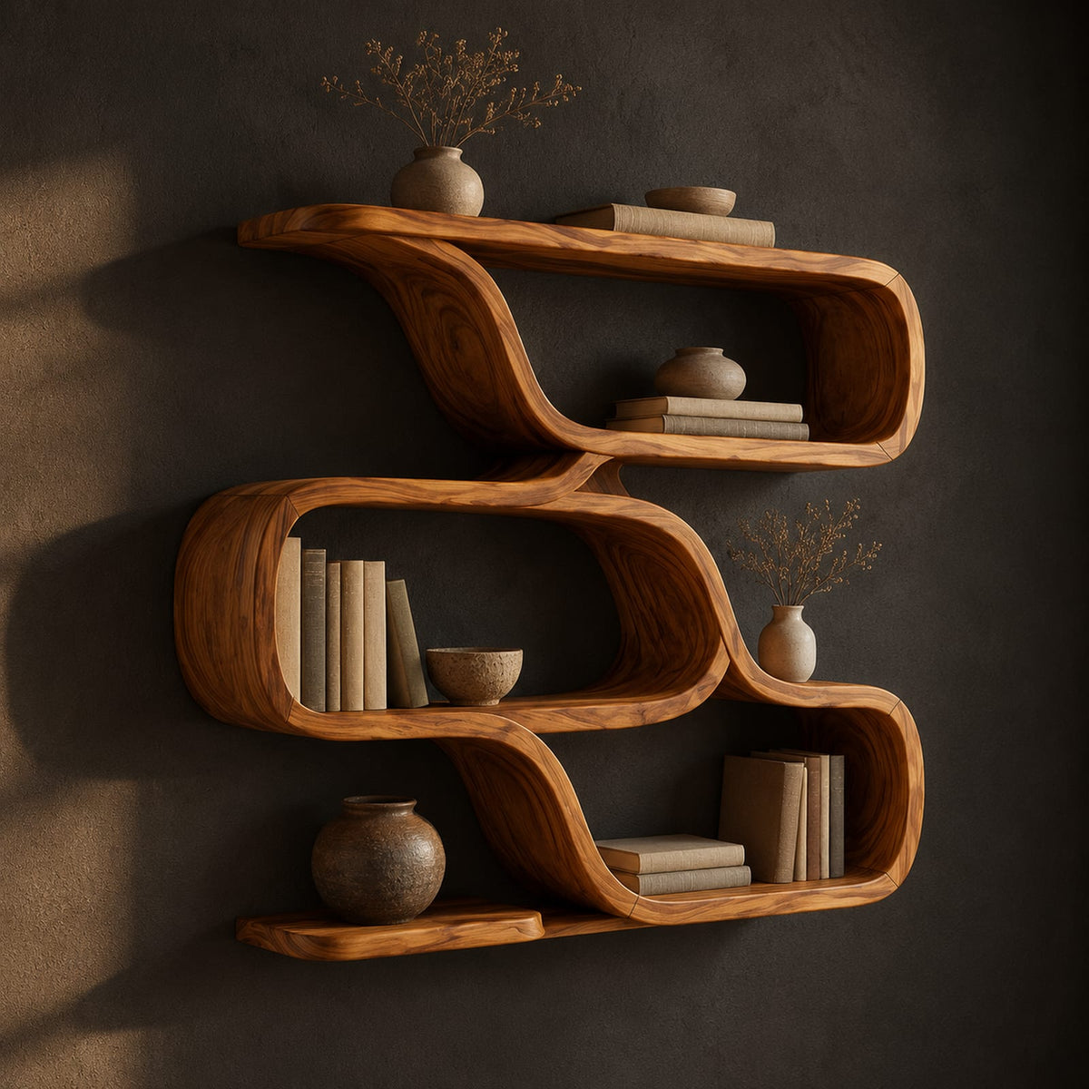 Natural wood grain detail