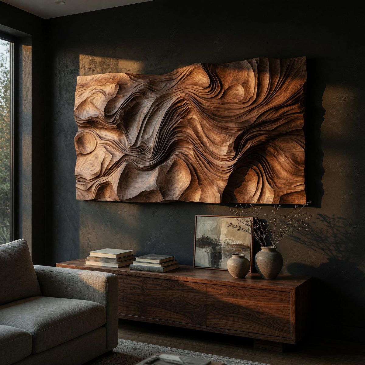 Wood Wall Sculpture for Living Room: How to Elevate Your Space