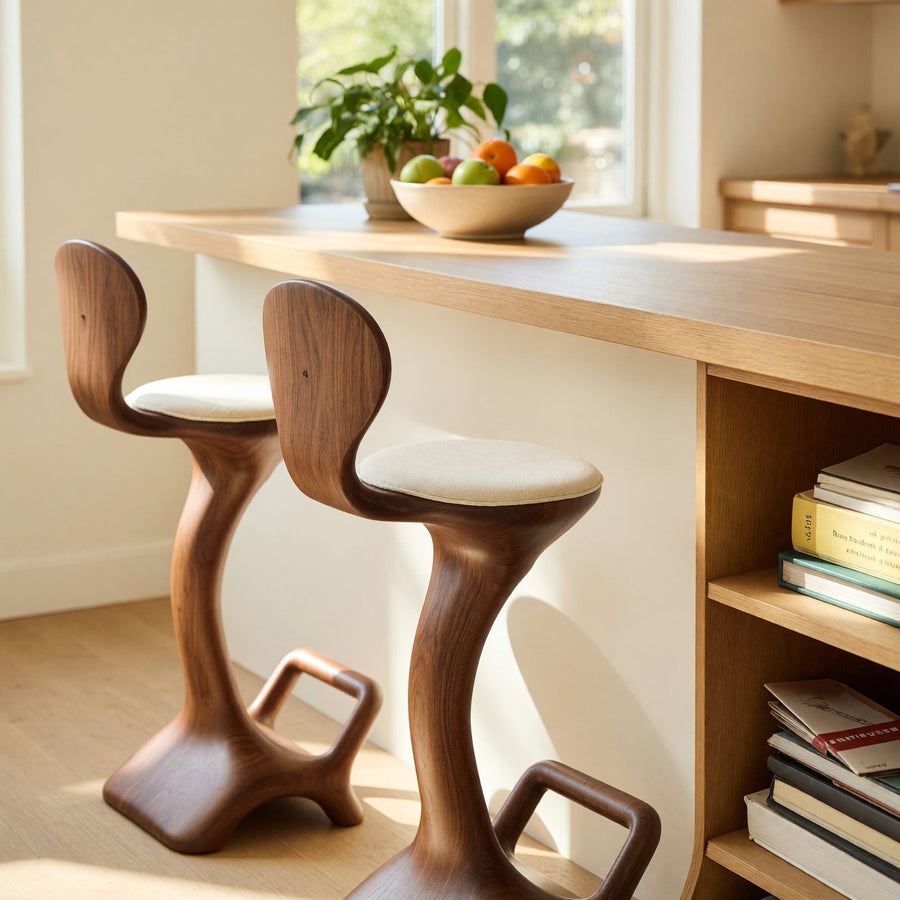 Bar Stool Height Guide: Sizes, Spacing & Sculptural Designs