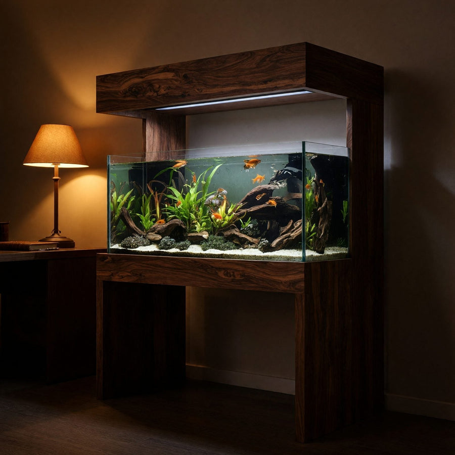 Wood Aquarium Stands: How to Choose Size, Form, and Solid Hardwood