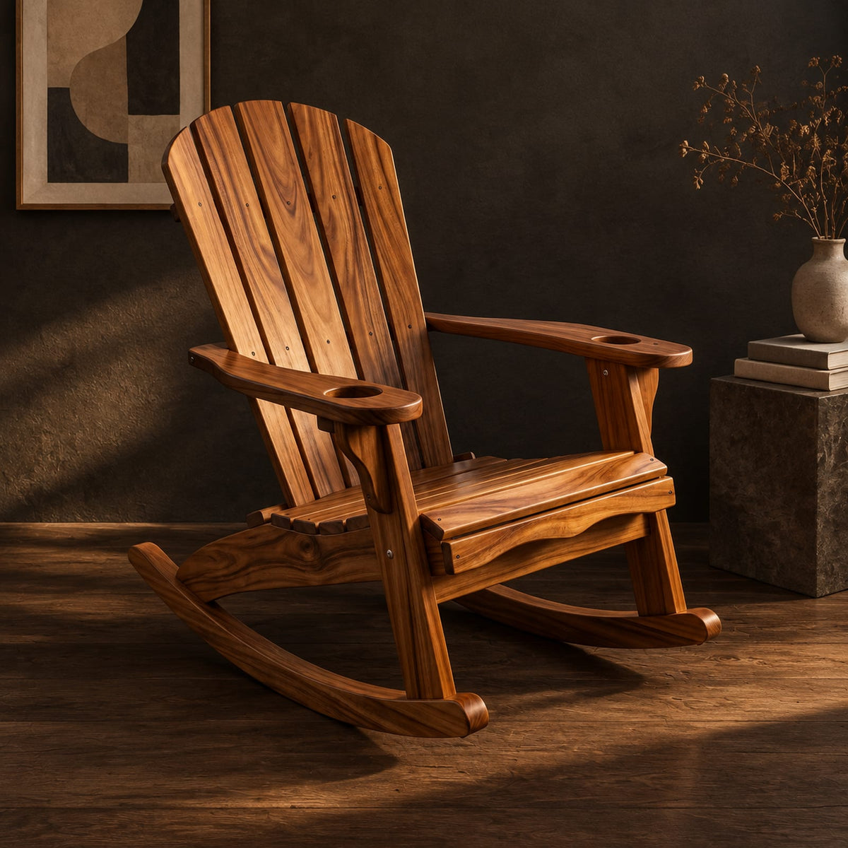Natural wood grain detail