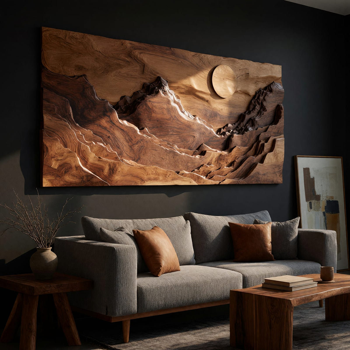Natural wood grain detail