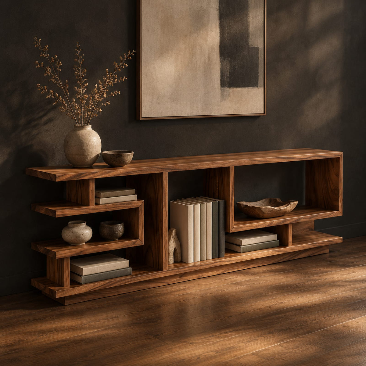 Natural wood grain detail