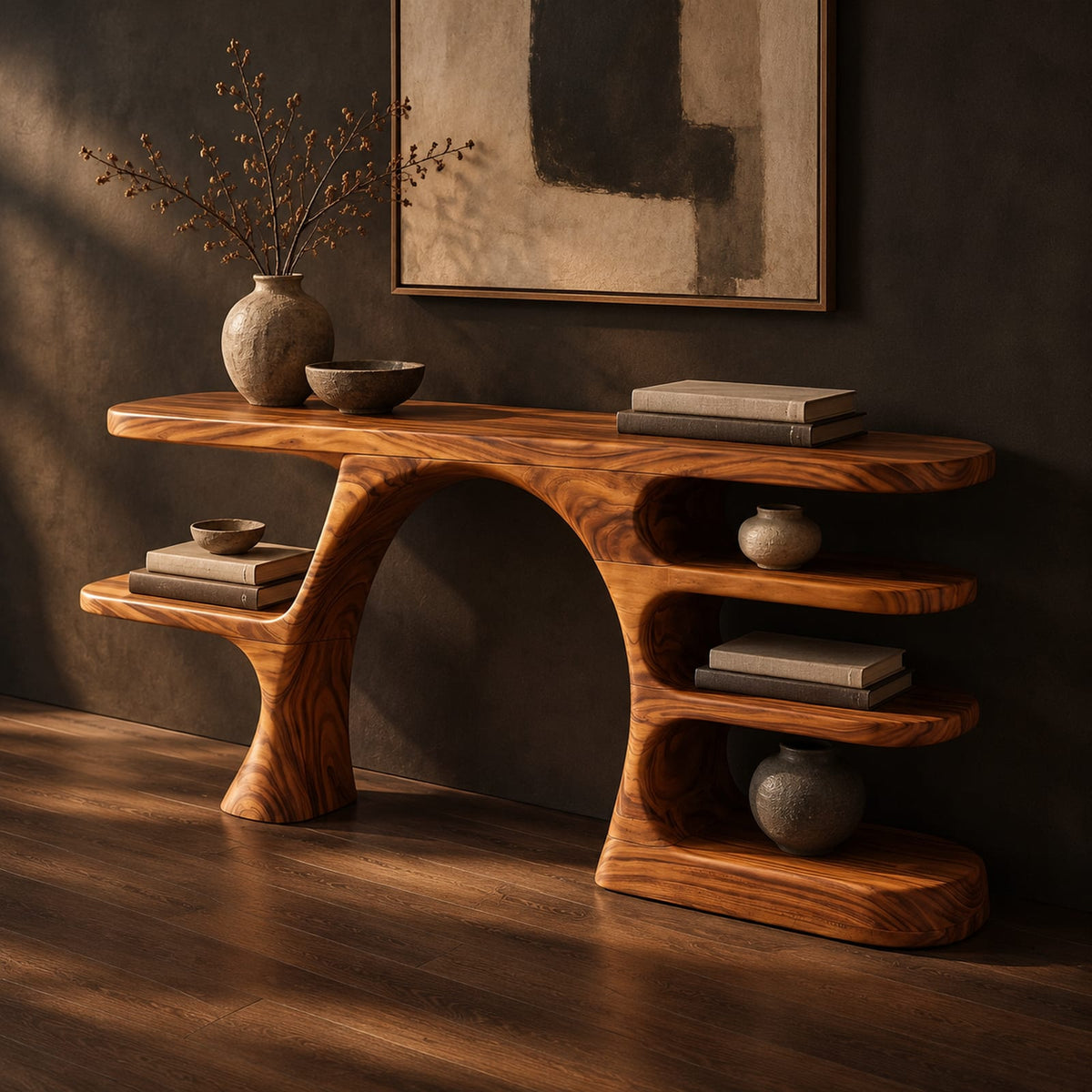 Natural wood grain detail