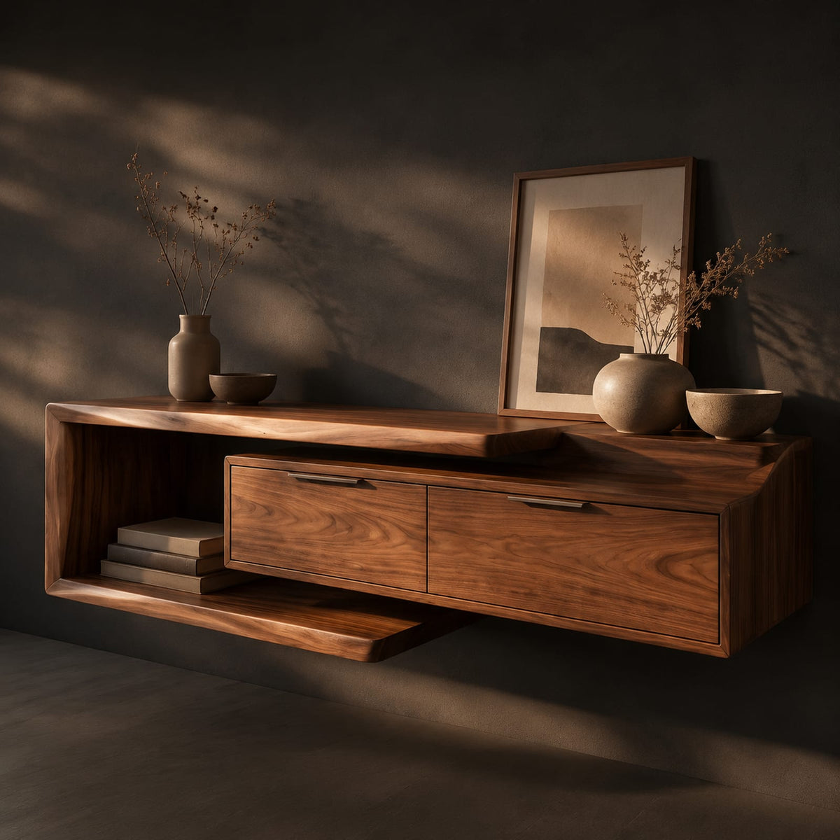Natural wood grain detail