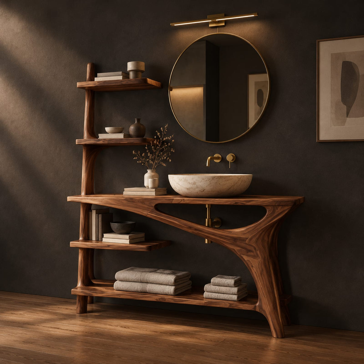 Natural wood grain detail