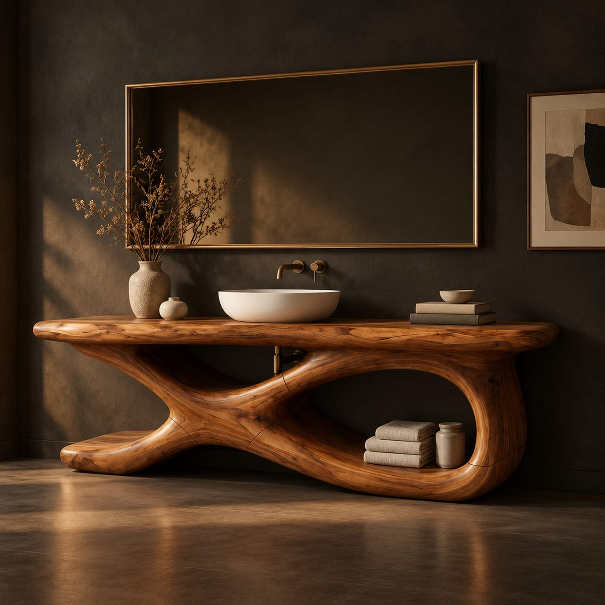 Natural wood grain detail