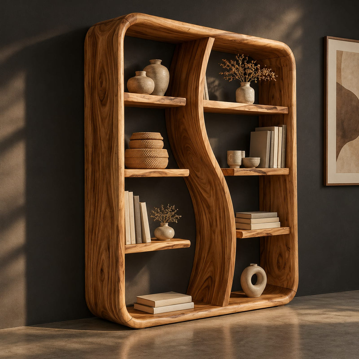 Natural wood grain detail
