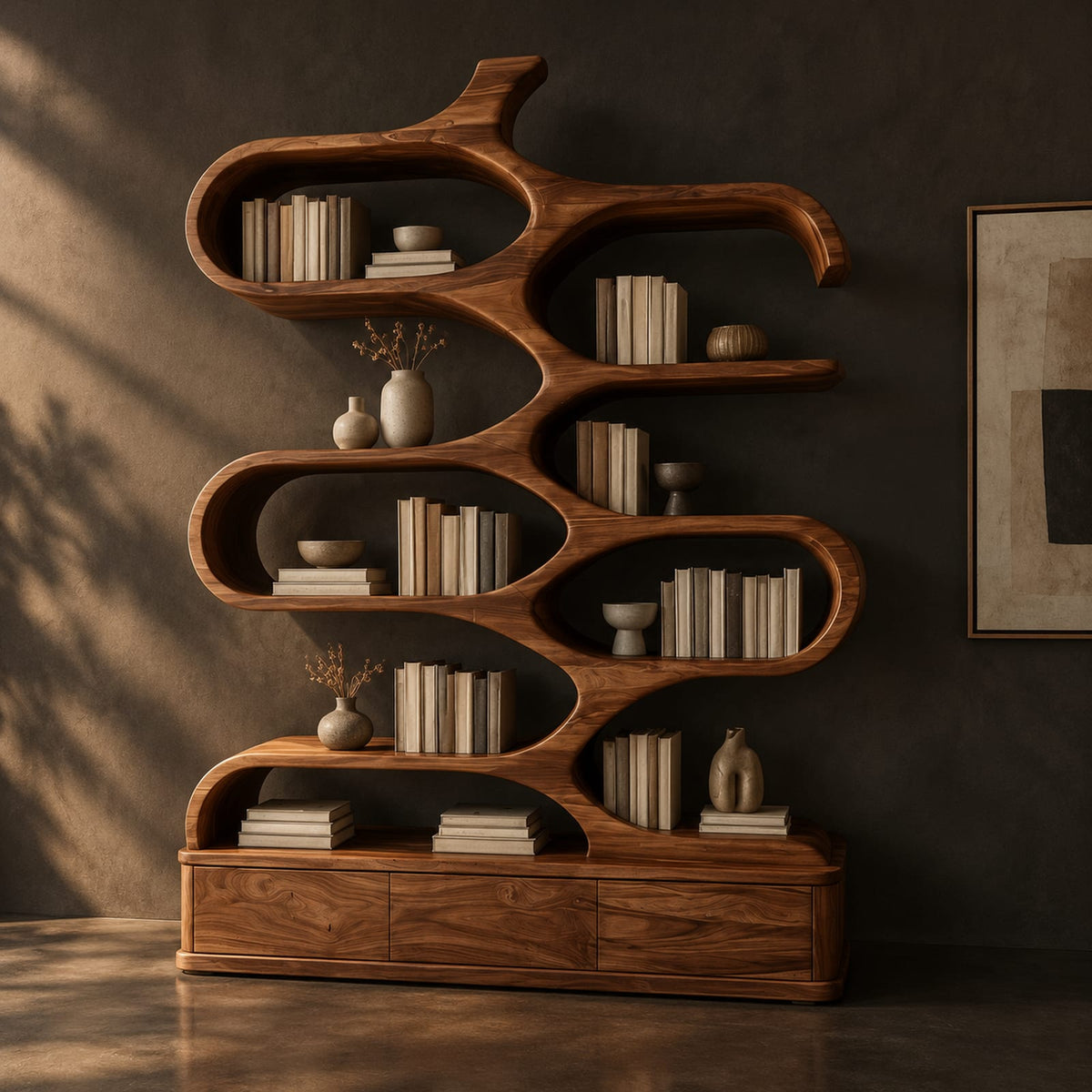 Natural wood grain detail
